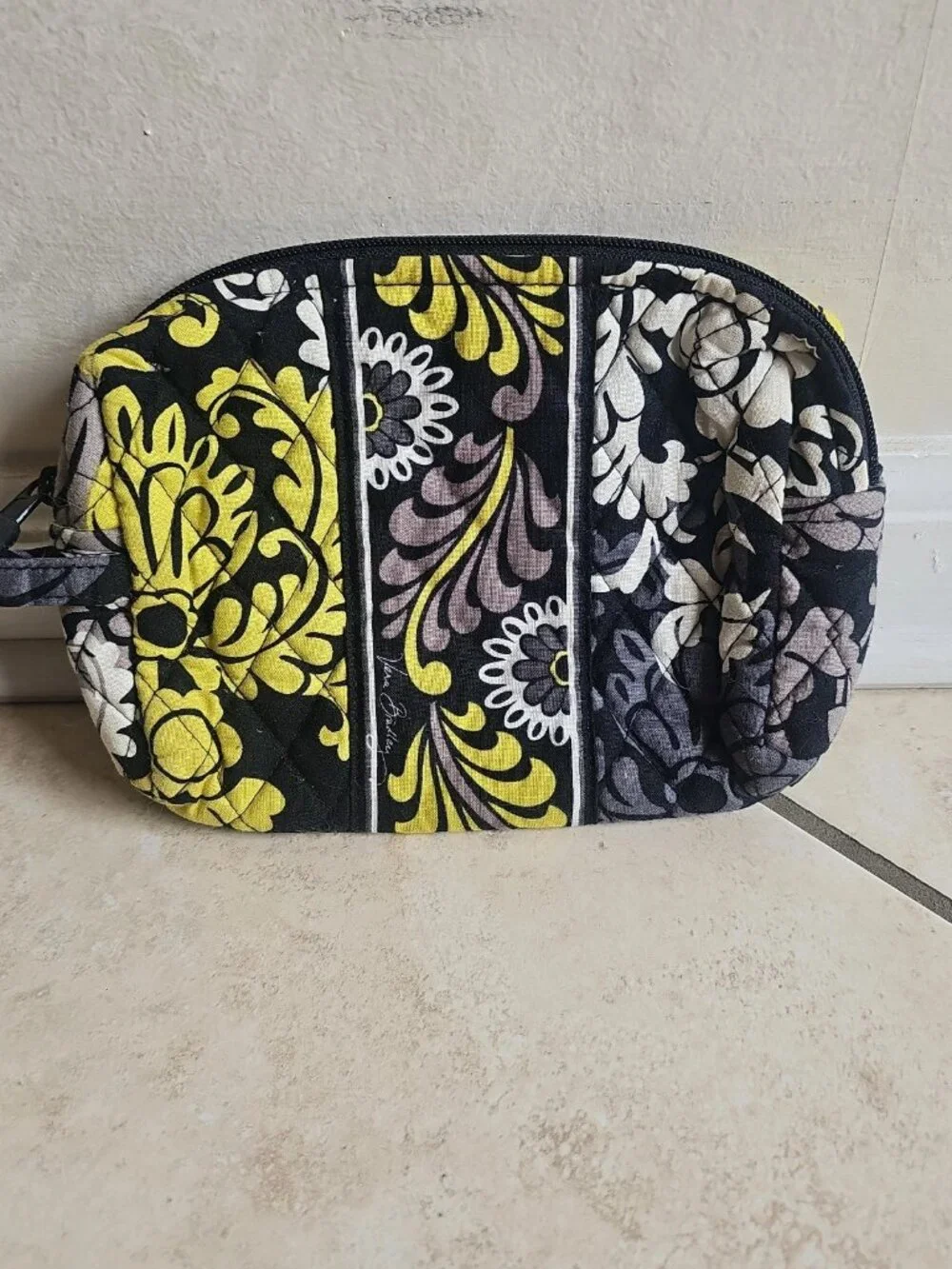 Vera Bradley Retired Baroque Pattern Large Cosmetic Bag